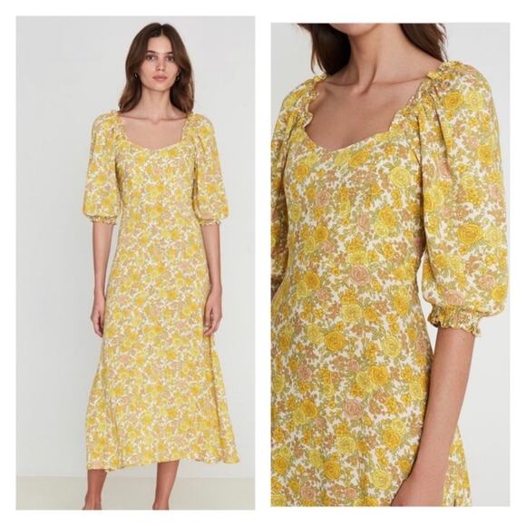 NWT‎ Faithfull The Brand Juniper Midi Dress - Picture 1 of 5